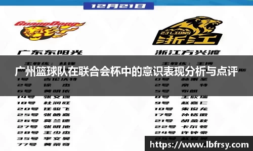 广州篮球队在联合会杯中的意识表现分析与点评